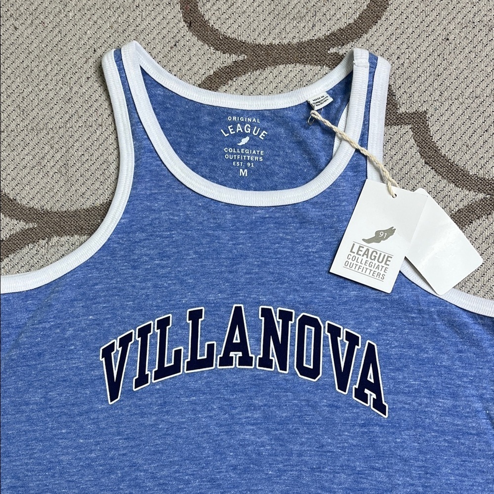Villanova Blue Tank Top Dress by League, size medium - Picture 3 of 14